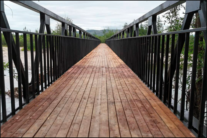 在俄罗斯原子能公司 (Rosatom) 的支持下,比利比诺开通了横跨大凯佩尔韦姆河的一座新人行桥