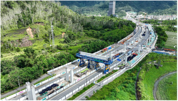 施工现场。中铁四局供图