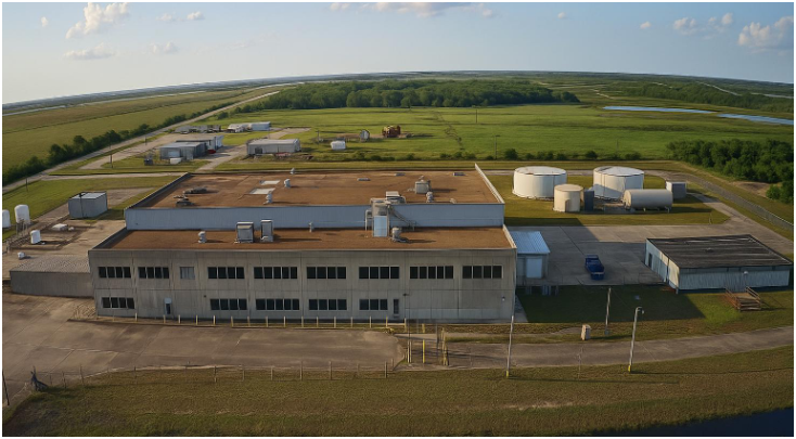 德克萨斯州钱伯斯县科技园区。图片来自 Metallium