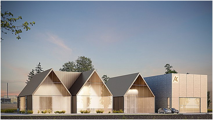 Aalo-X 工厂效果图(图片来源:Aalo Atomics)