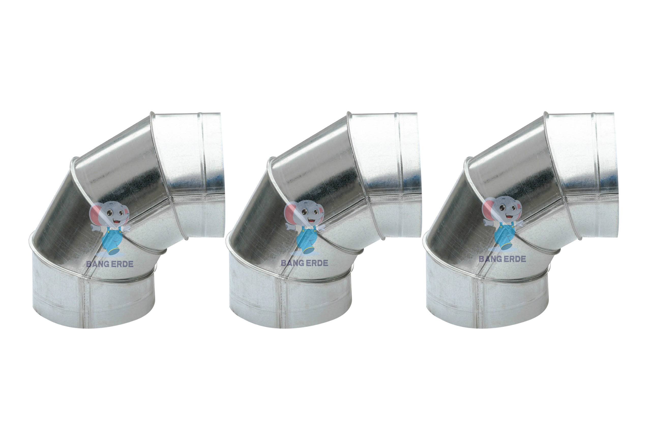 镀锌风管90度弯头