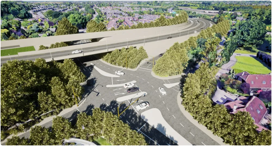 AtkinsRéalis 赢得了设计爱尔兰 M28 科克至 Ringaskiddy 高速公路的合同 - 图片由 AtkinsRéalis 提供