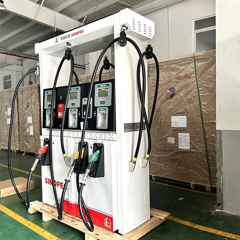 三油品六枪加油机丨豪升牌丨税控防爆智慧机油气回收新国标