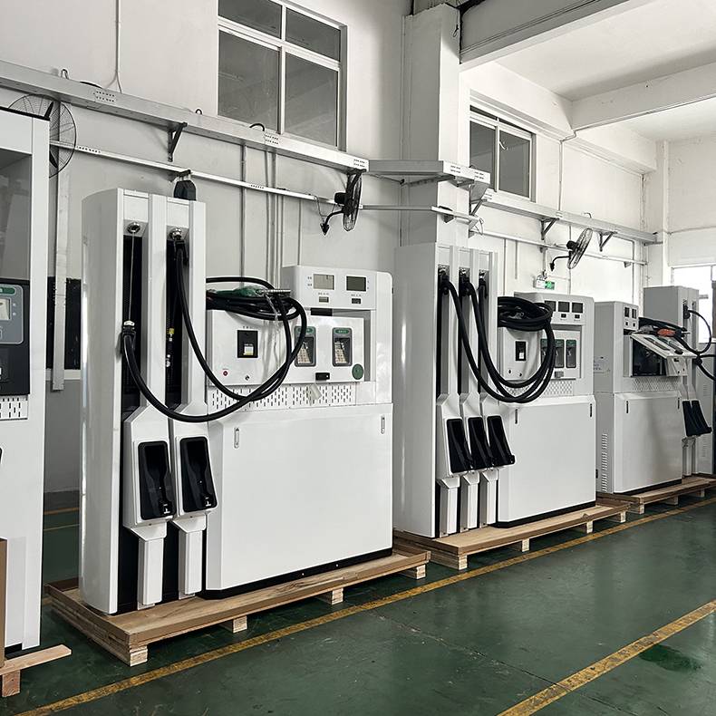 L型六枪加油机丨豪升牌丨三油品六枪智慧型IC卡税控防爆无感支付加油站ATEX OIML认证 油气回收新国标