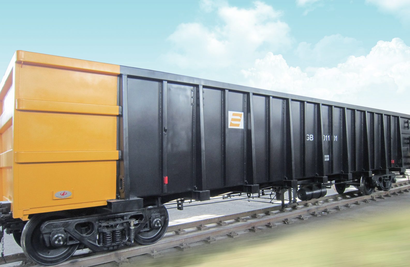 Vagão Aberto Tipo CW1 para Transporte de Carvão