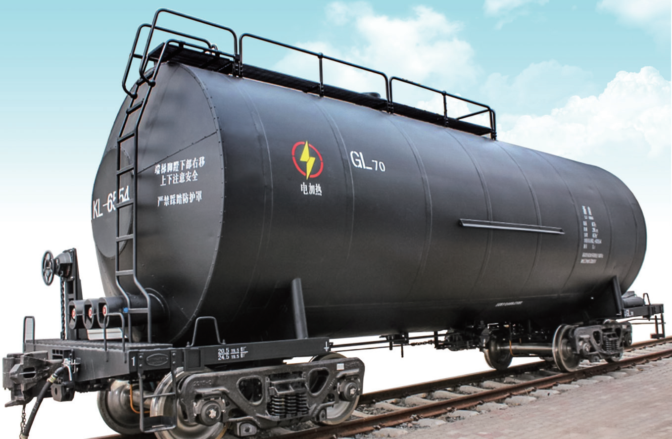Vagão-Tanque Tipo GL70 para Asfalto (Aquecimento Elétrico)