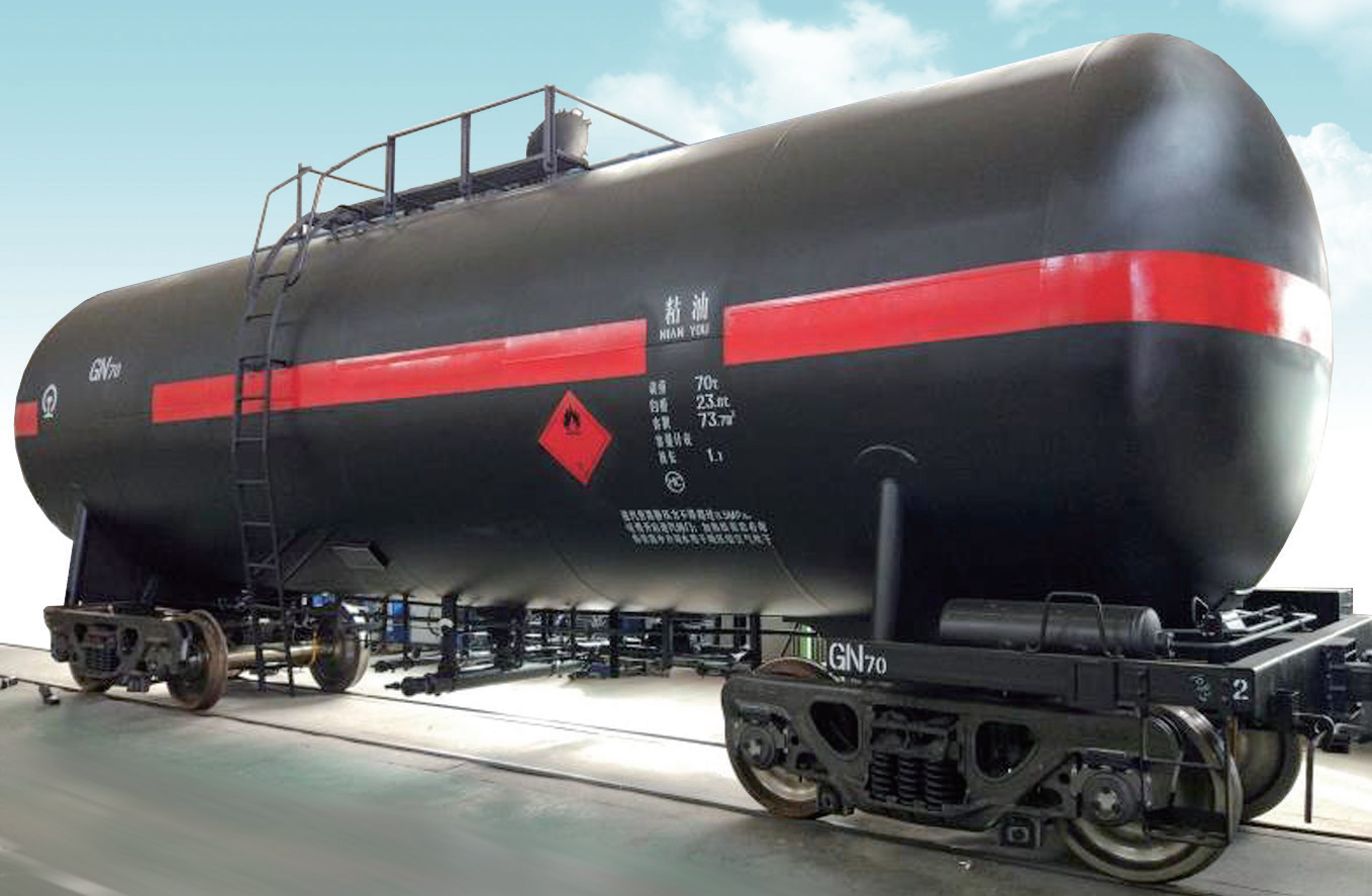 Vagão-Tanque Tipo GN70 para Óleo Pesado