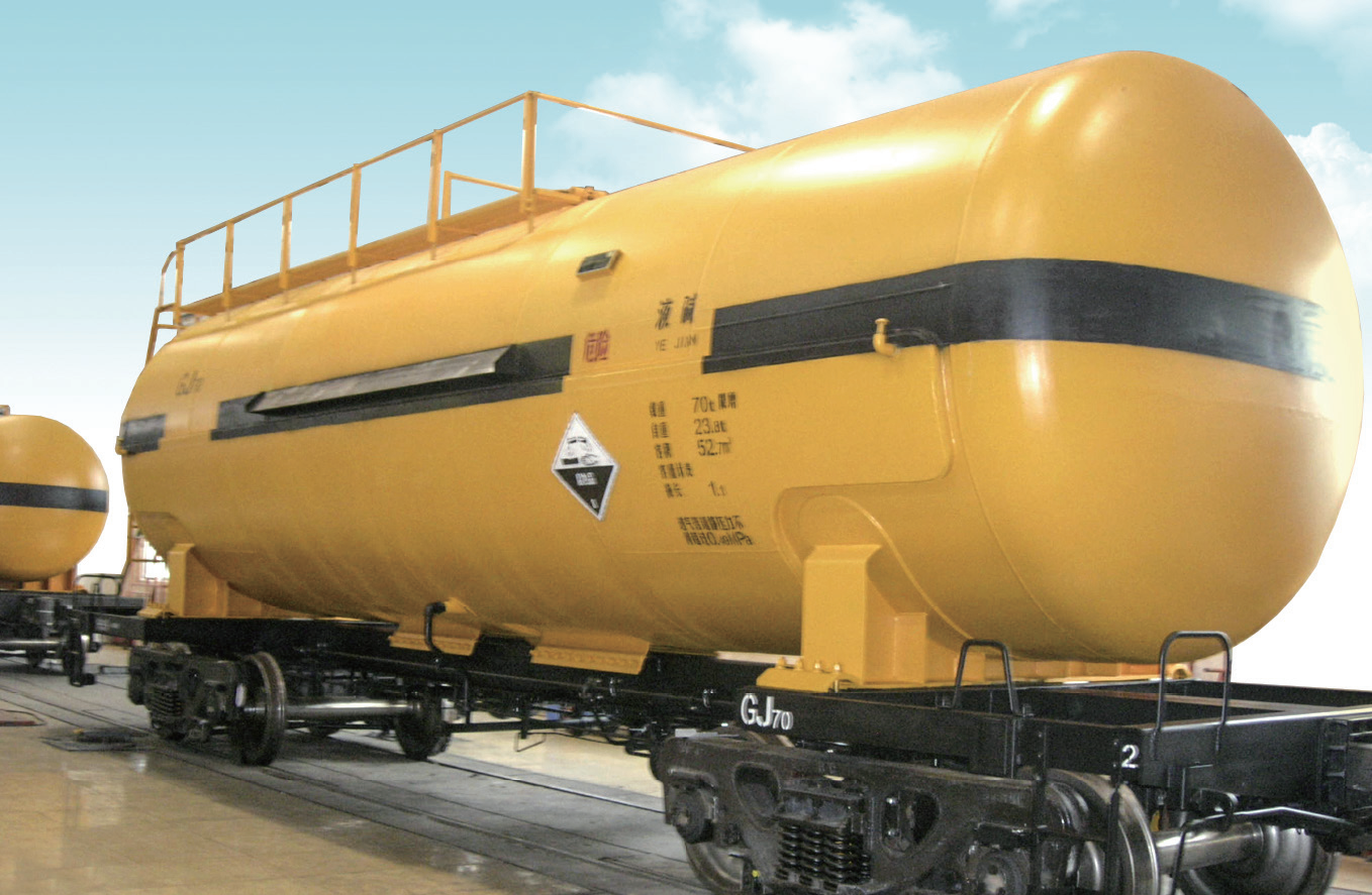 Vagão-Tanque Tipo GJ70 para Soda Cáustica Líquida