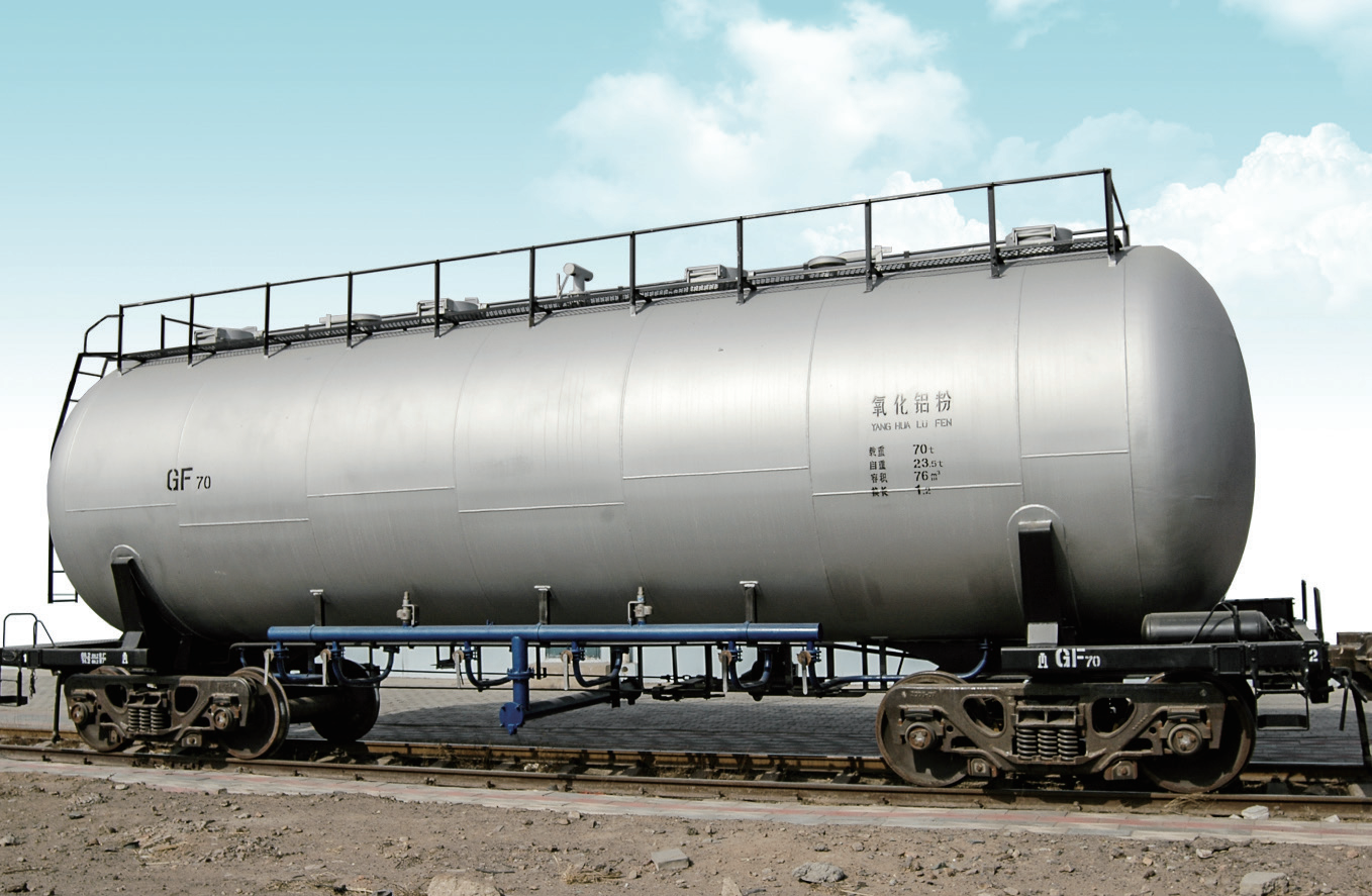 Vagão-Tanque Tipo GF70 para Pó de Alumina