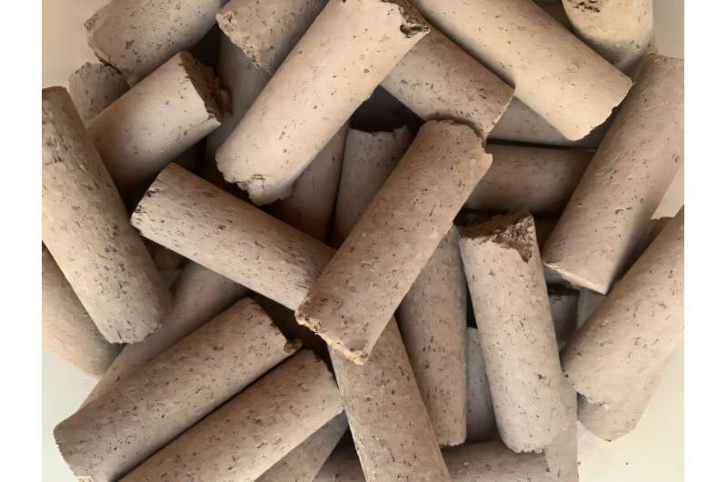 这种材料可用于减轻混凝土重量，改善楼板的热舒适度，并可用于园艺。图片来源：João Adriano Rossignolo/FZEA-USP