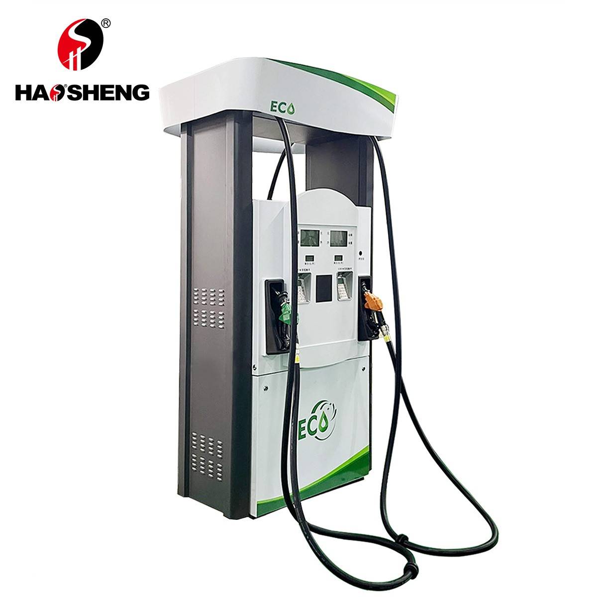 ECO系列智慧四枪机丨豪升牌丨吉尔巴克机型双枪四枪六枪八枪 自助加油 静电释放 双油品四枪 IC卡 税控 防爆 无感支付 加油站 ATEX OIML认证 油气回收 新国标