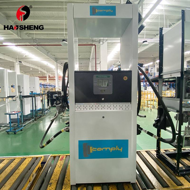 单油品双枪加油机丨豪升牌丨南非加油站市场机型 双枪双显示器加油机 自助加油 静电释放 双油品四枪 IC卡 税控 防爆 无感支付 加油站 油气回收 新国标