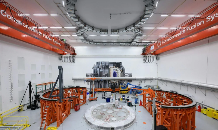 正在建设中的 SPARC 示范反应堆 ©Commonwealth Fusion Systems