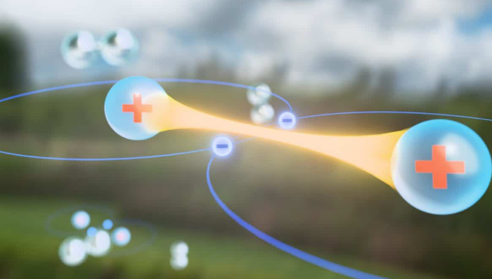 氢分子键断裂示意图/&copy; DICP