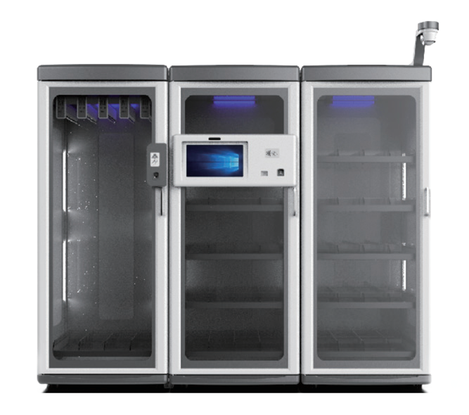 Gabinete inteligente de gestión de suministros