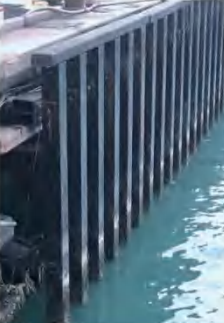 Guarda-margem composto