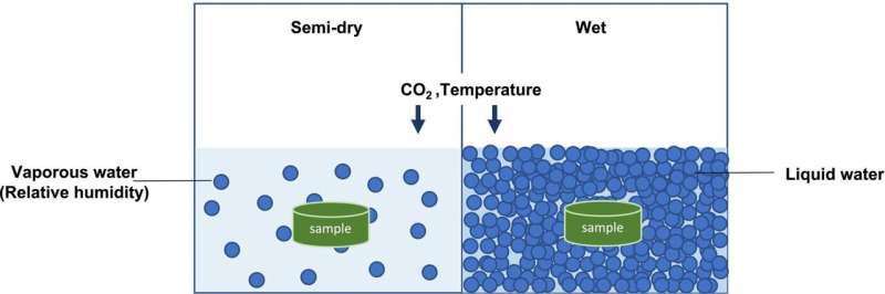 半干式碳化工艺的介质是蒸汽状水，而湿式碳化工艺的介质是液态水。图片来源：香港理工大学2025年研究及创新处