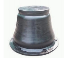 Deflector de goma cónico