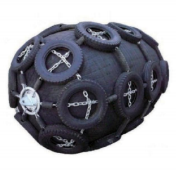 Deflector de goma inflable