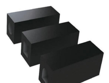 Deflector de goma cuadrado