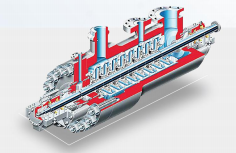 Pompe d'alimentation de chaudière à double enveloppe TDG