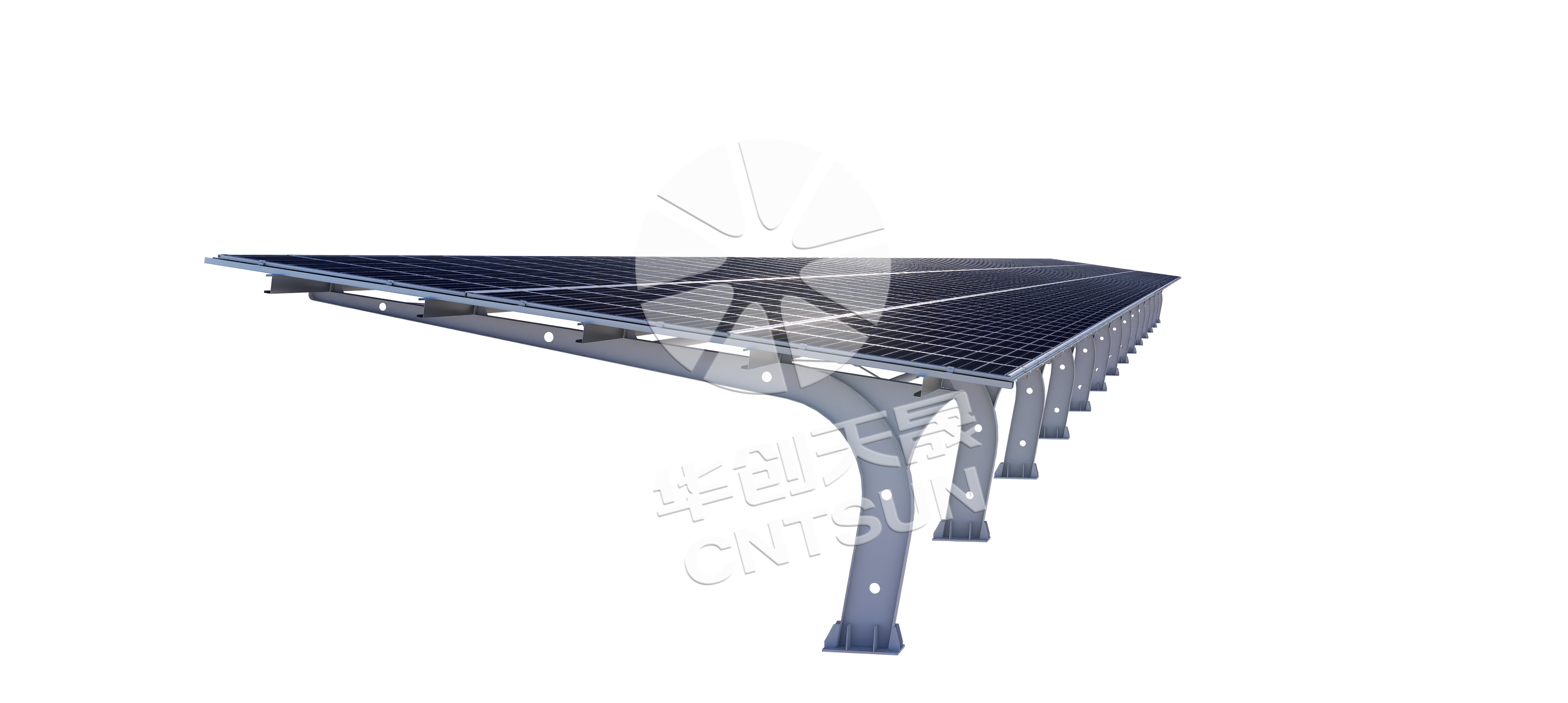 Suporte para estacionamento coberto