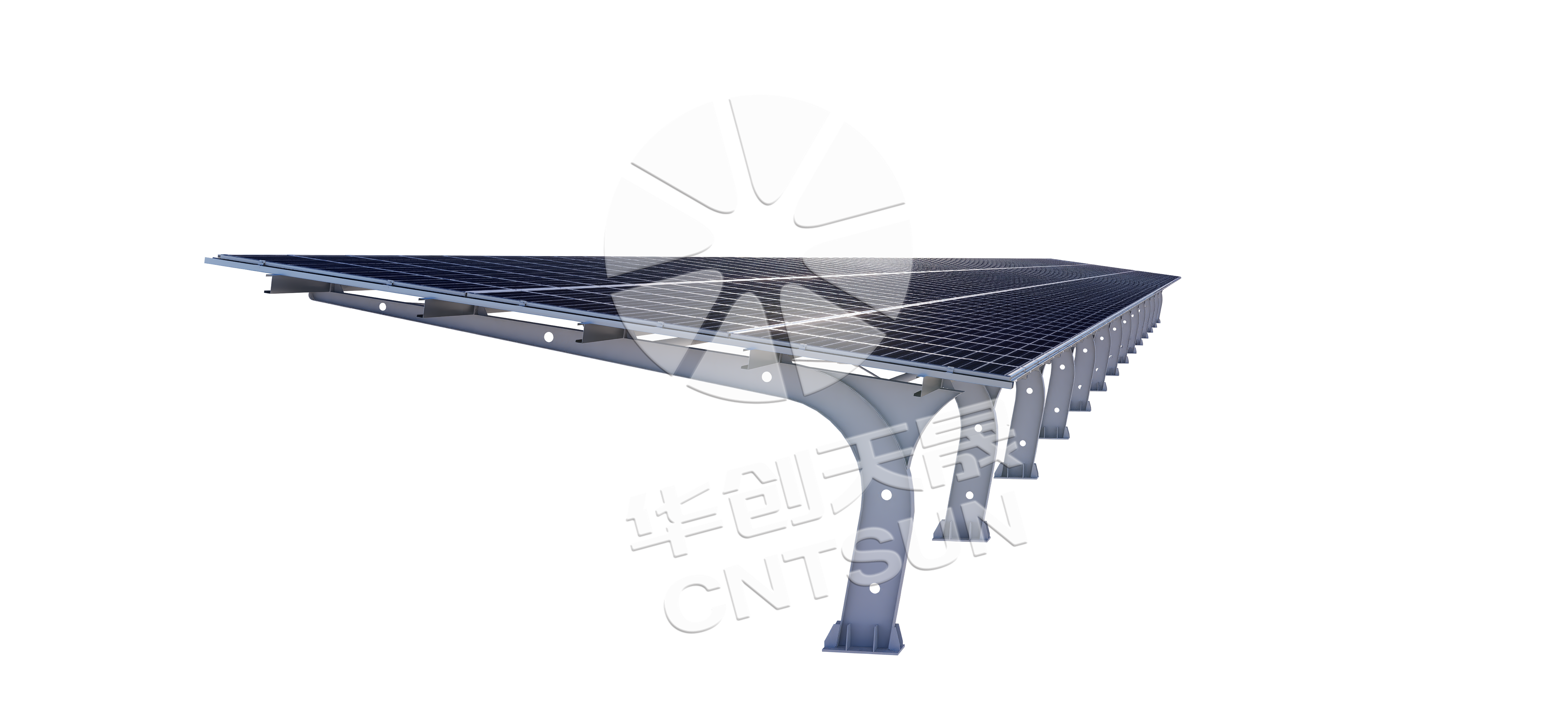 Suporte para estacionamento coberto