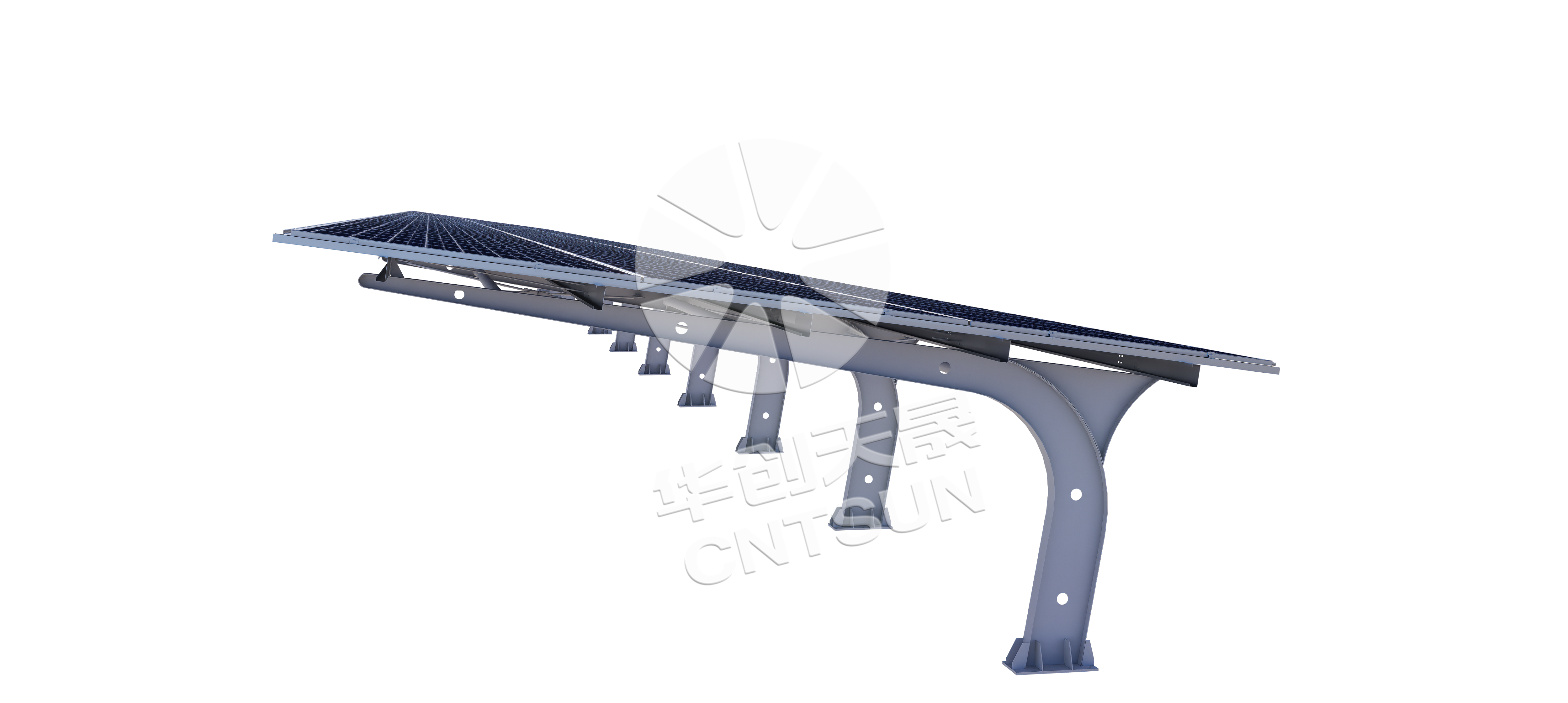 Suporte para estacionamento coberto