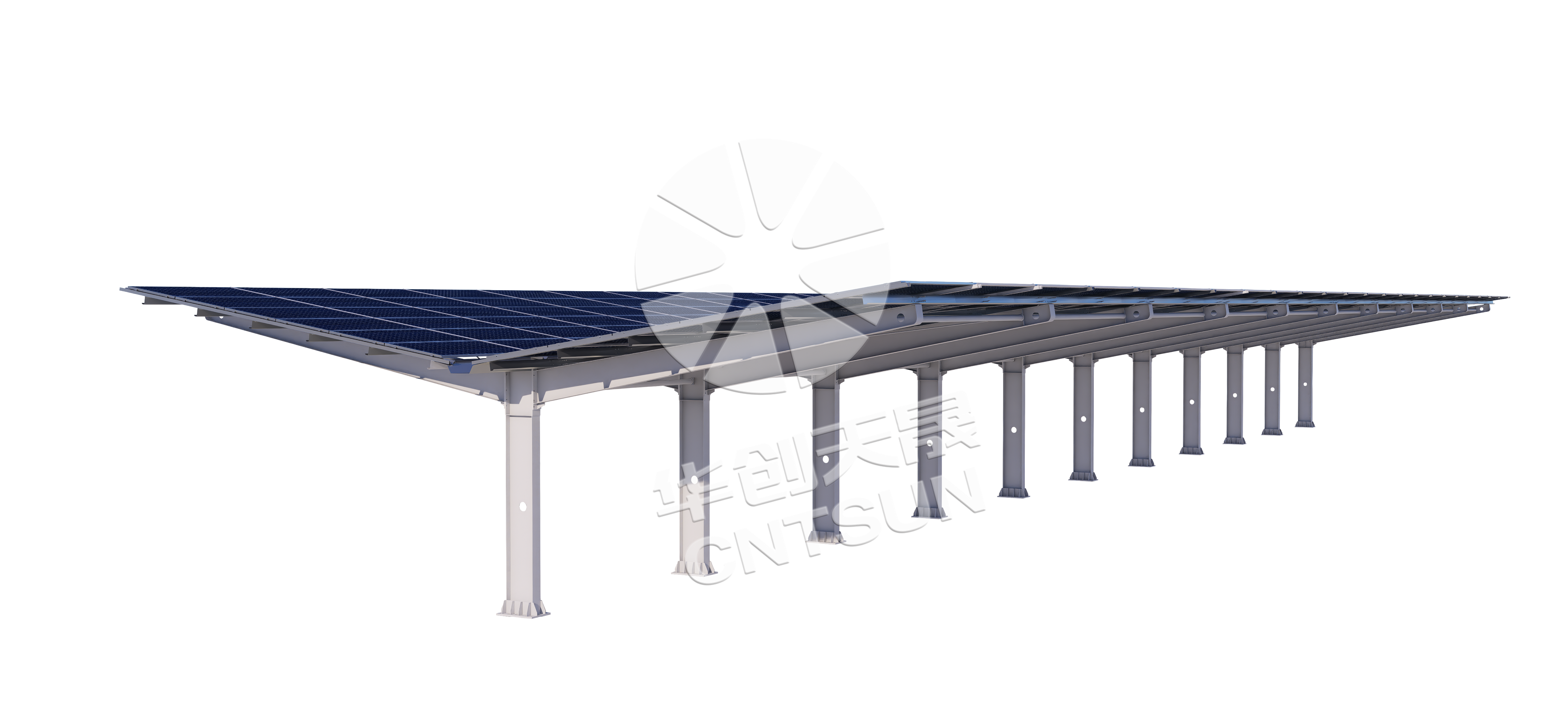 Suporte para estacionamento coberto