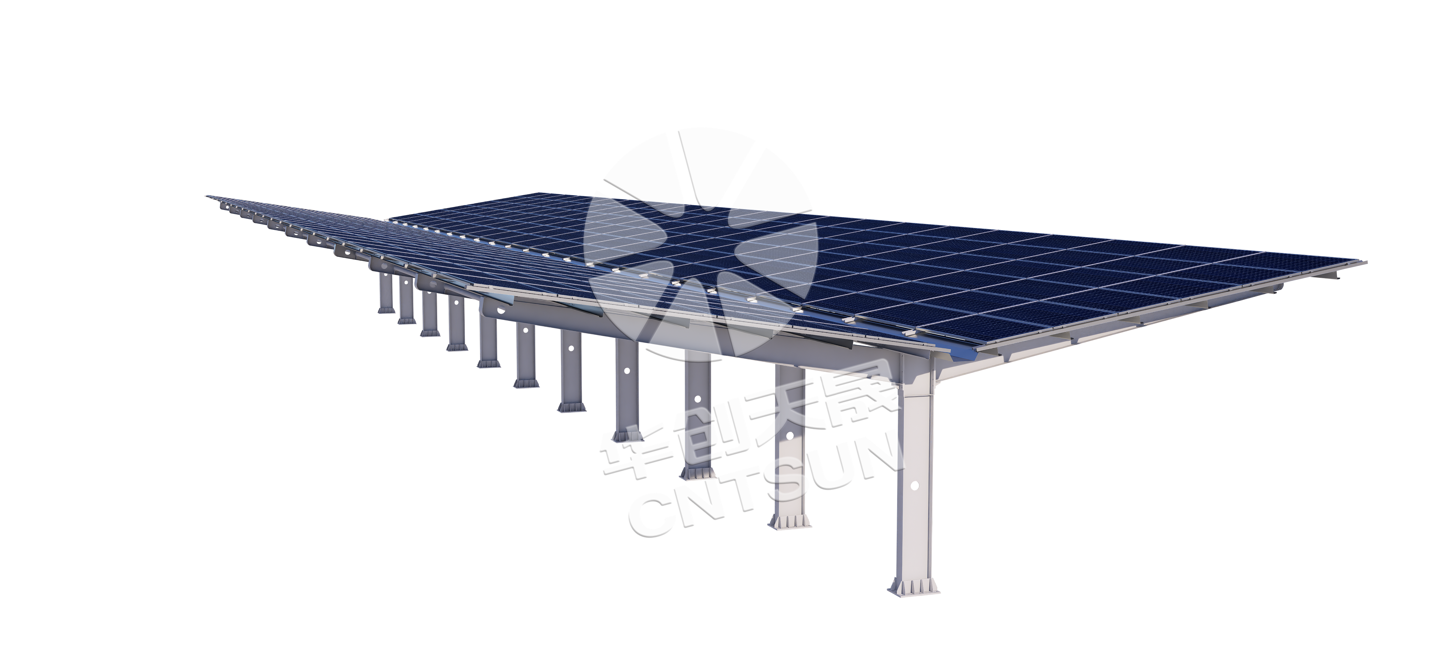 Suporte para estacionamento coberto