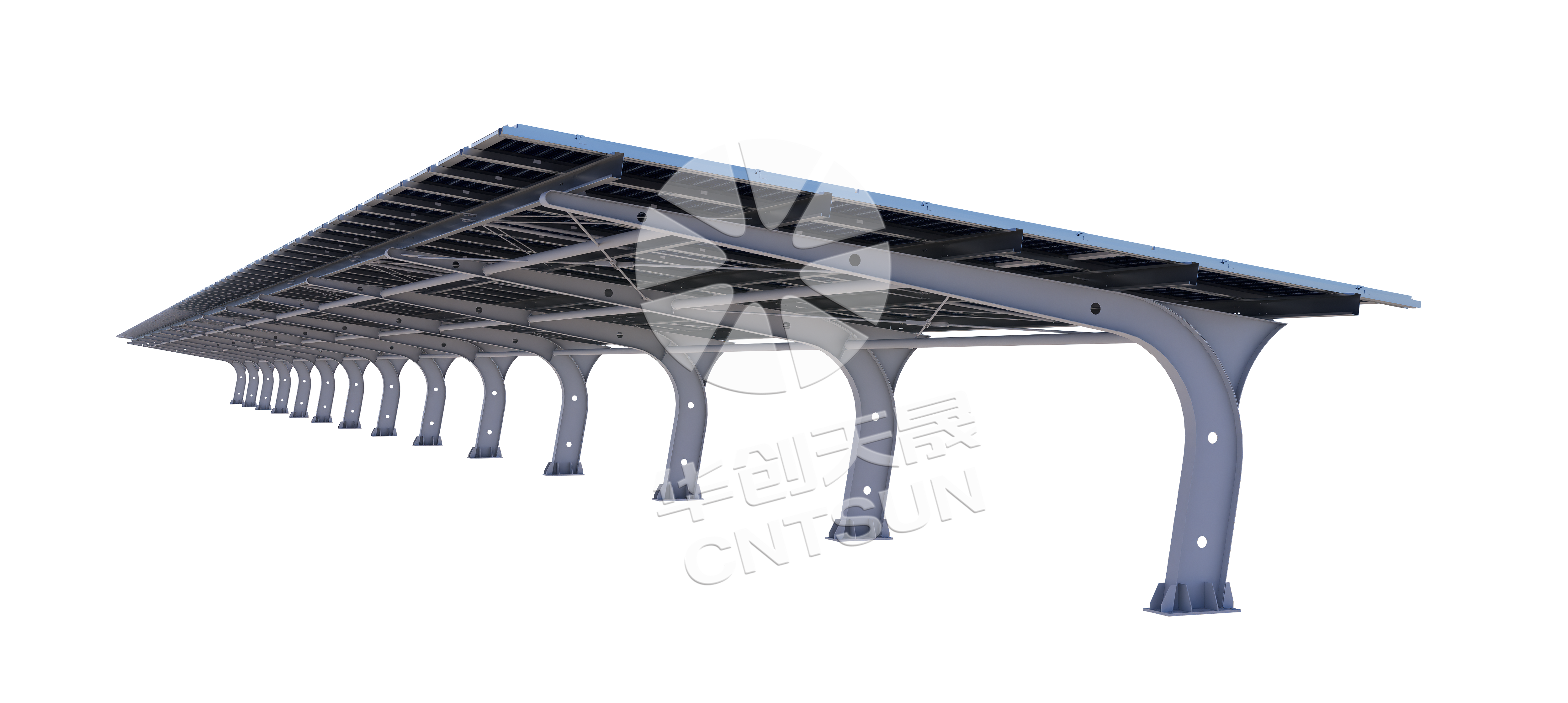 Suporte para estacionamento coberto