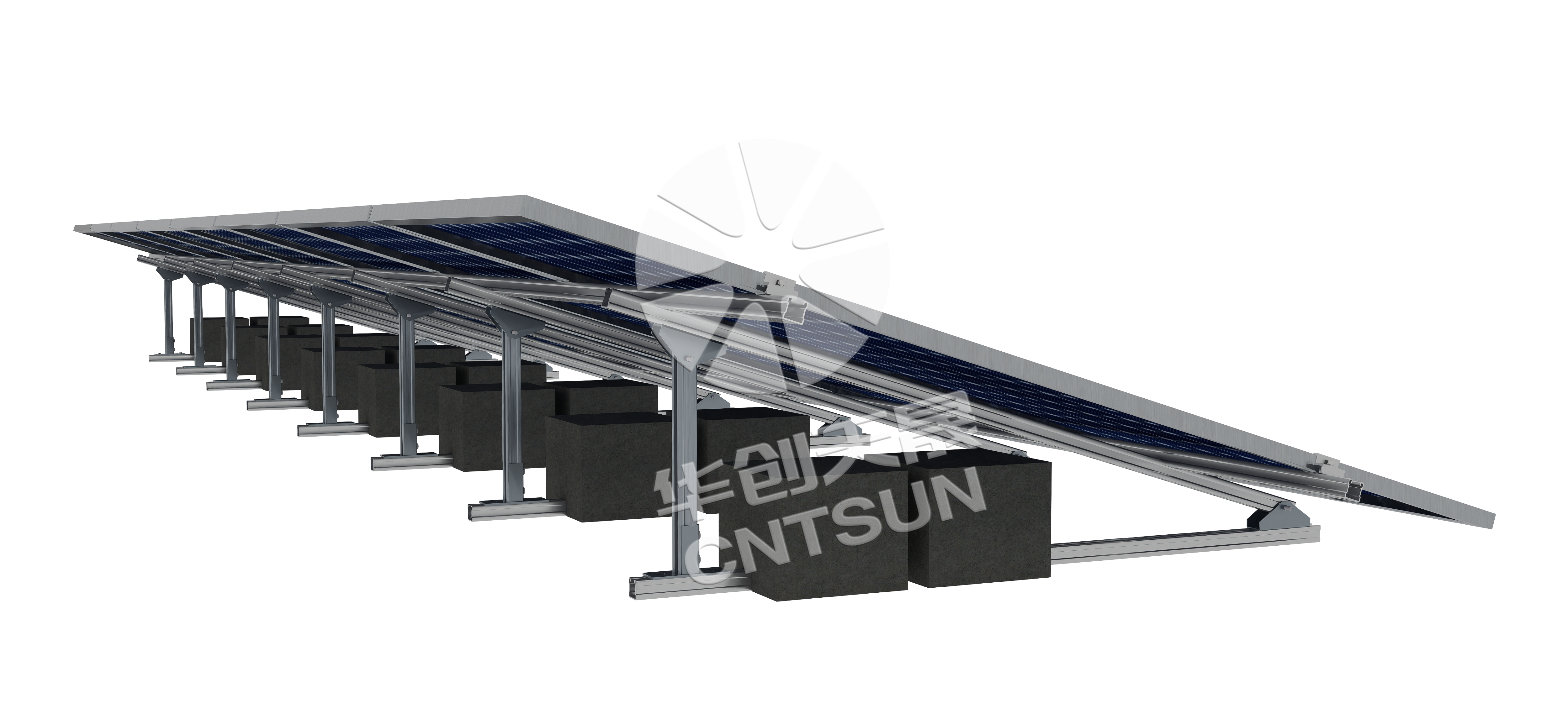 Support à ballast pour toiture plate