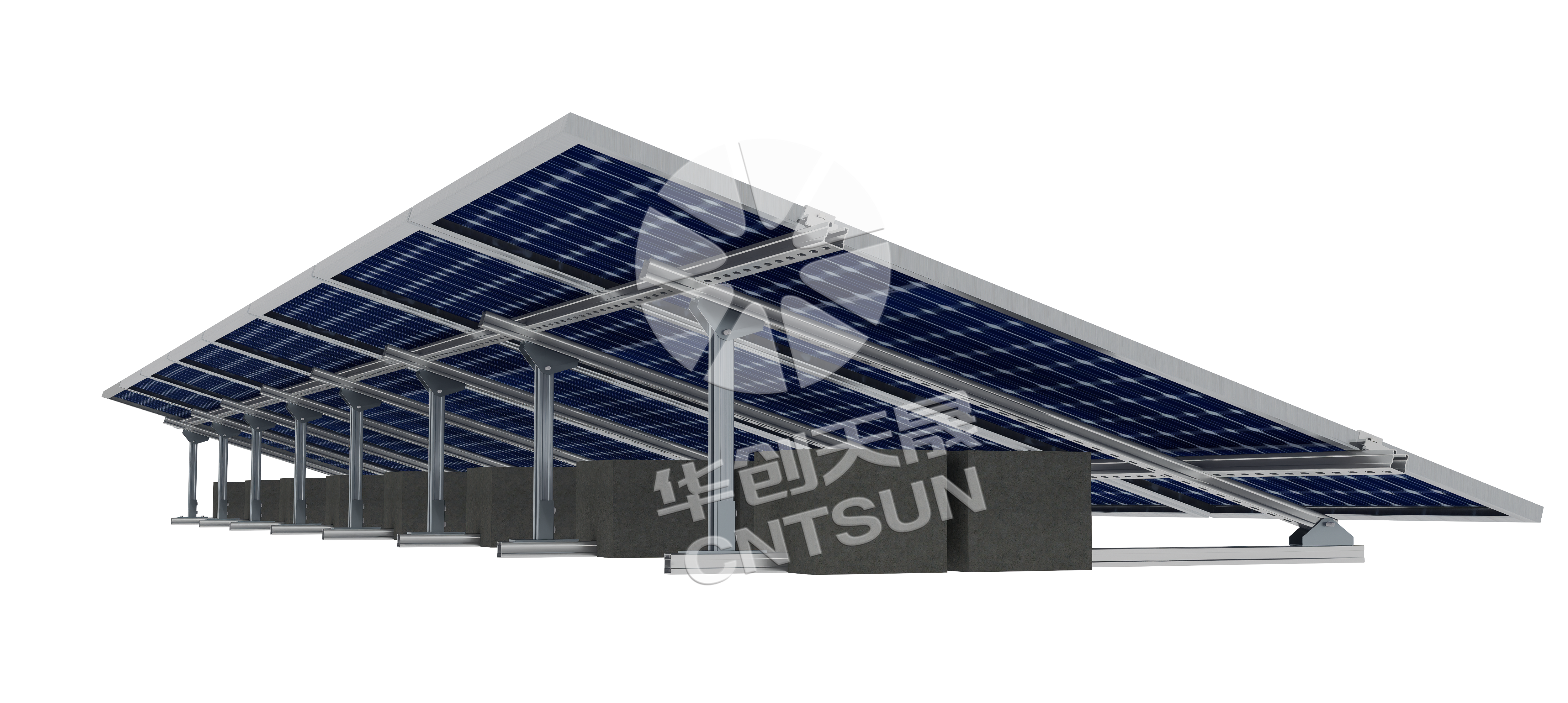 Support à ballast pour toiture plate