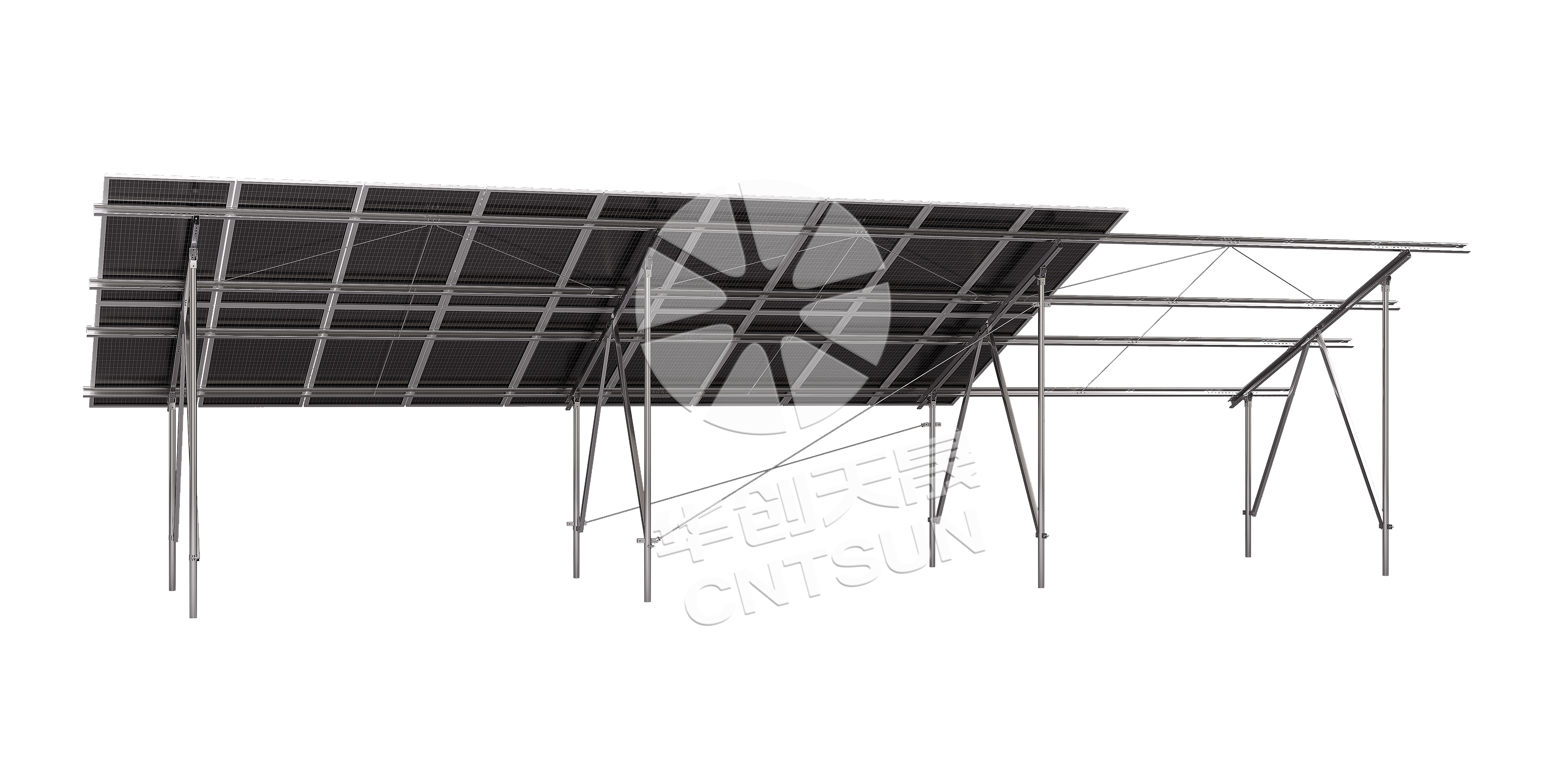 Support à double colonne