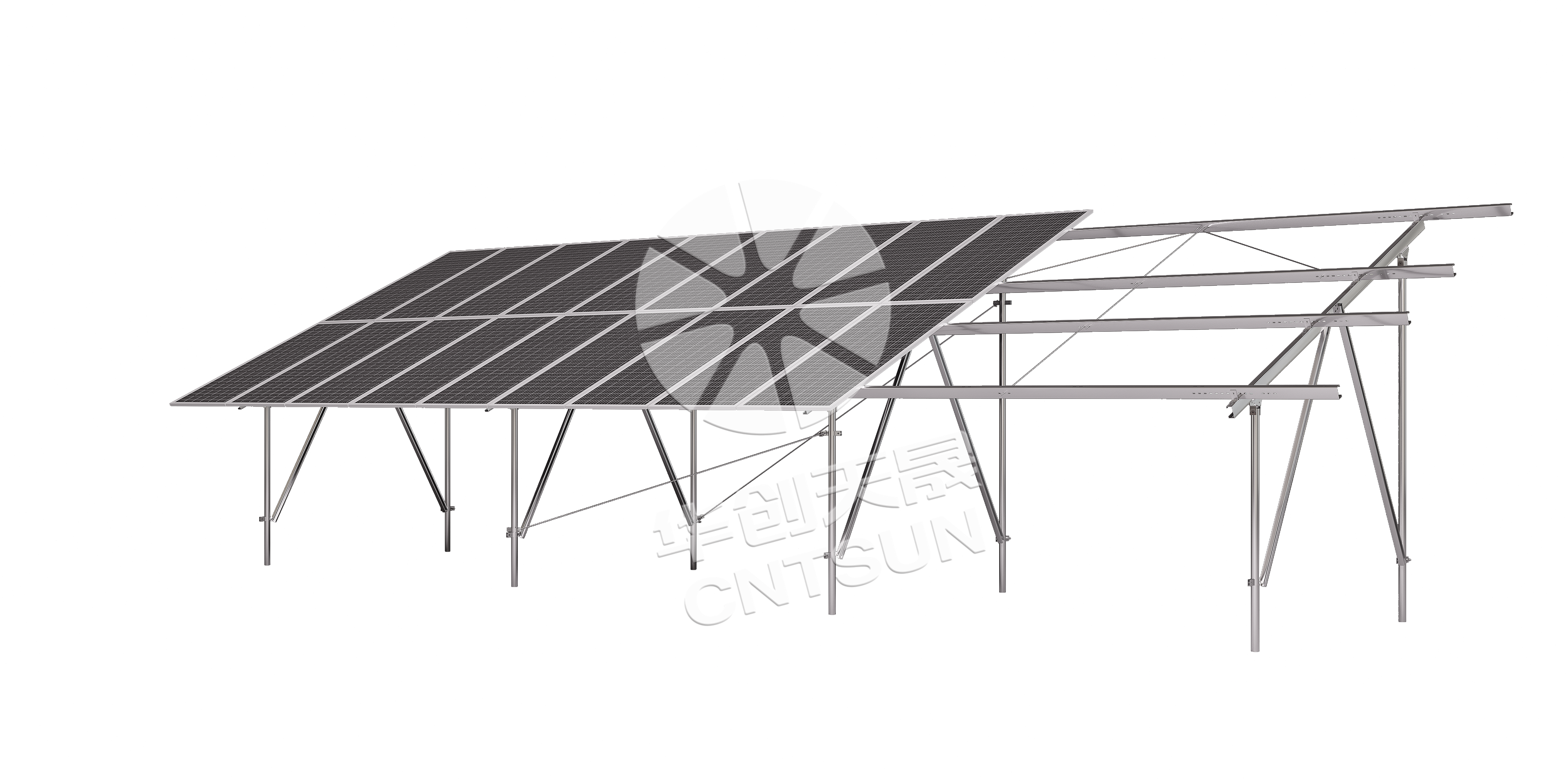 Support à double colonne