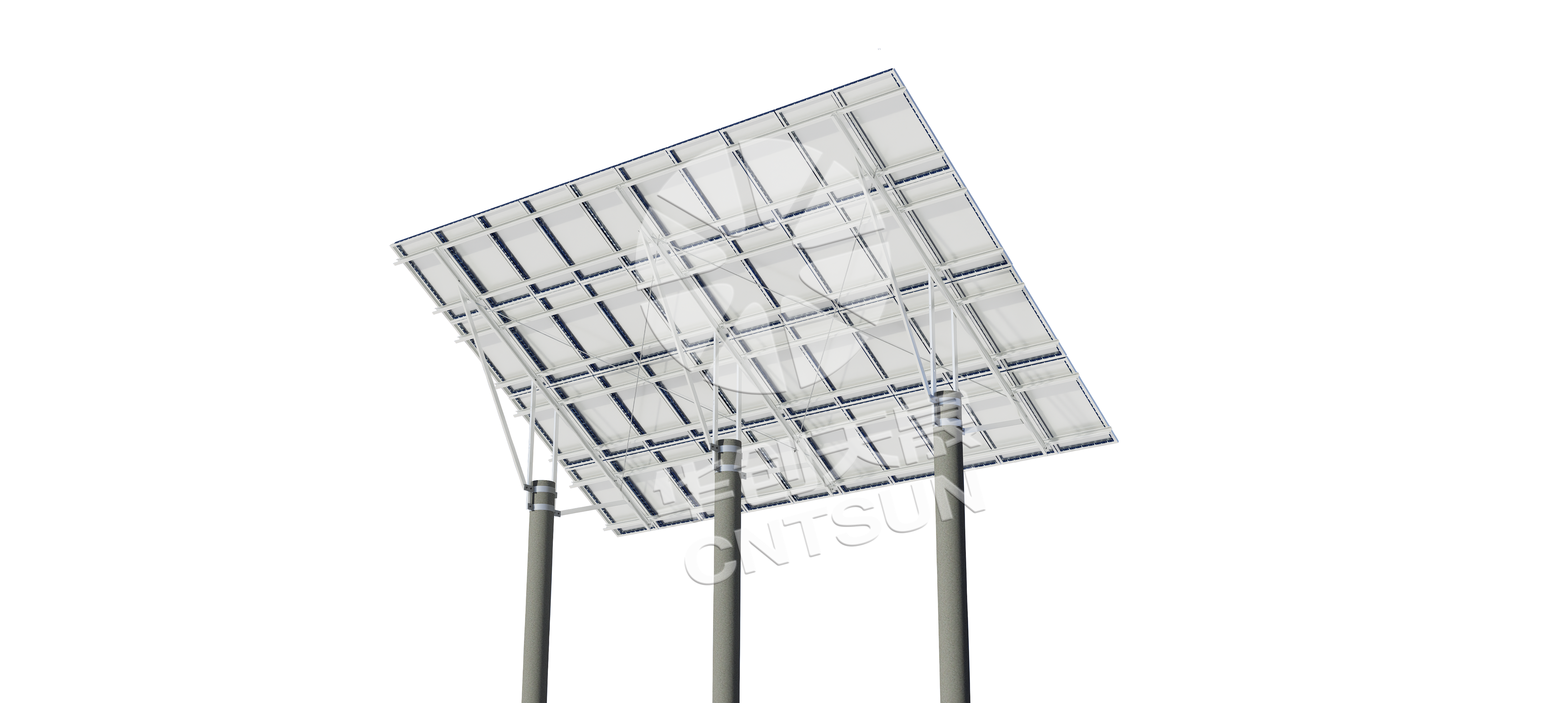 Suporte fixo na superfície da água