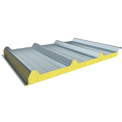 Panneau sandwich de toiture (laine de verre)