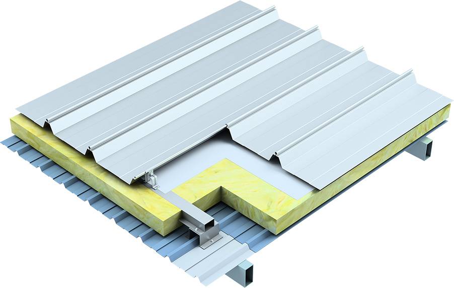 Sistema de cobertura metálica DW92-420(H66)