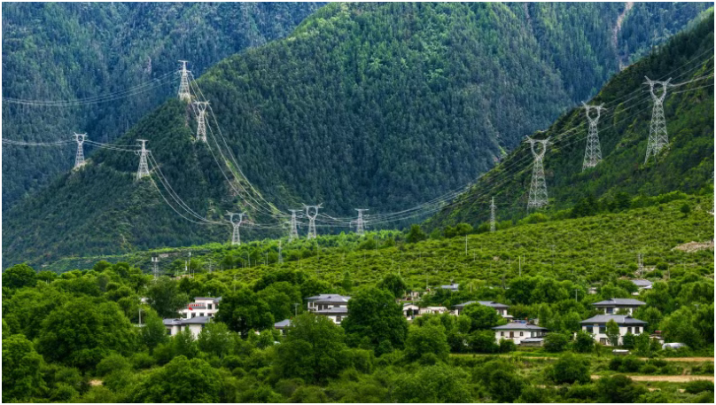 ▲藏中电力联网工程