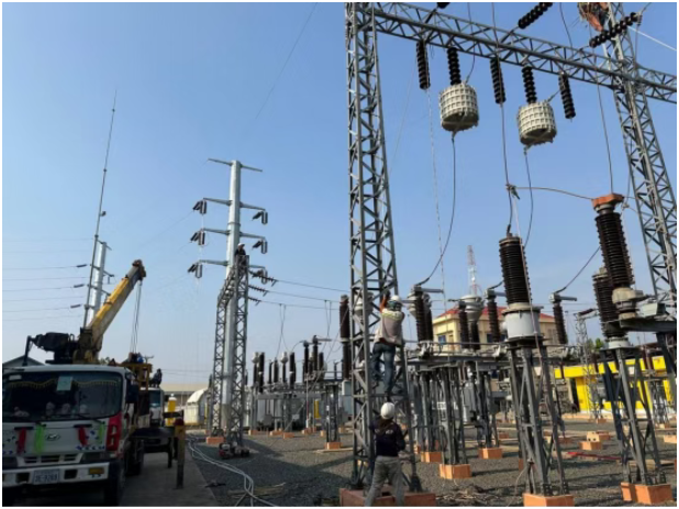 115kV钢管塔接入KPS电站