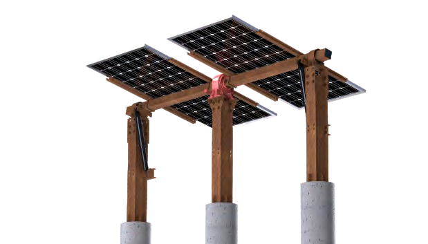 Système de suivi à axe unique plat