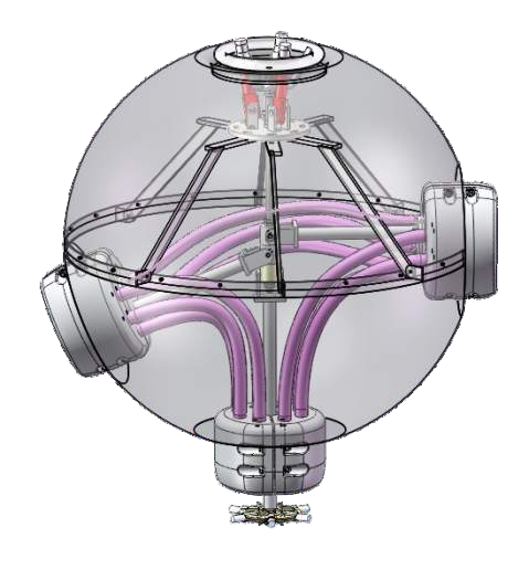 悬吊式三通连接金具
