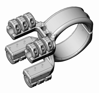 四分裂管母T接线夹