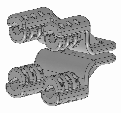四分裂设备线夹