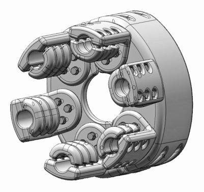 四分裂管母水平线夹