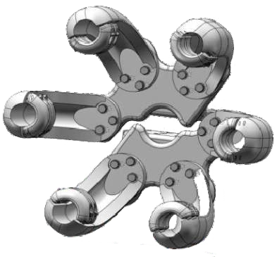 六分裂设备线夹