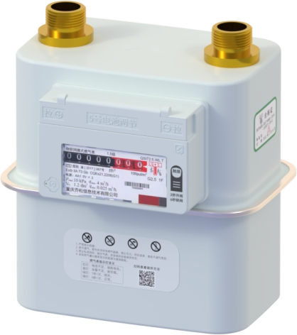 Безопасный газовый счетчик с искусственным