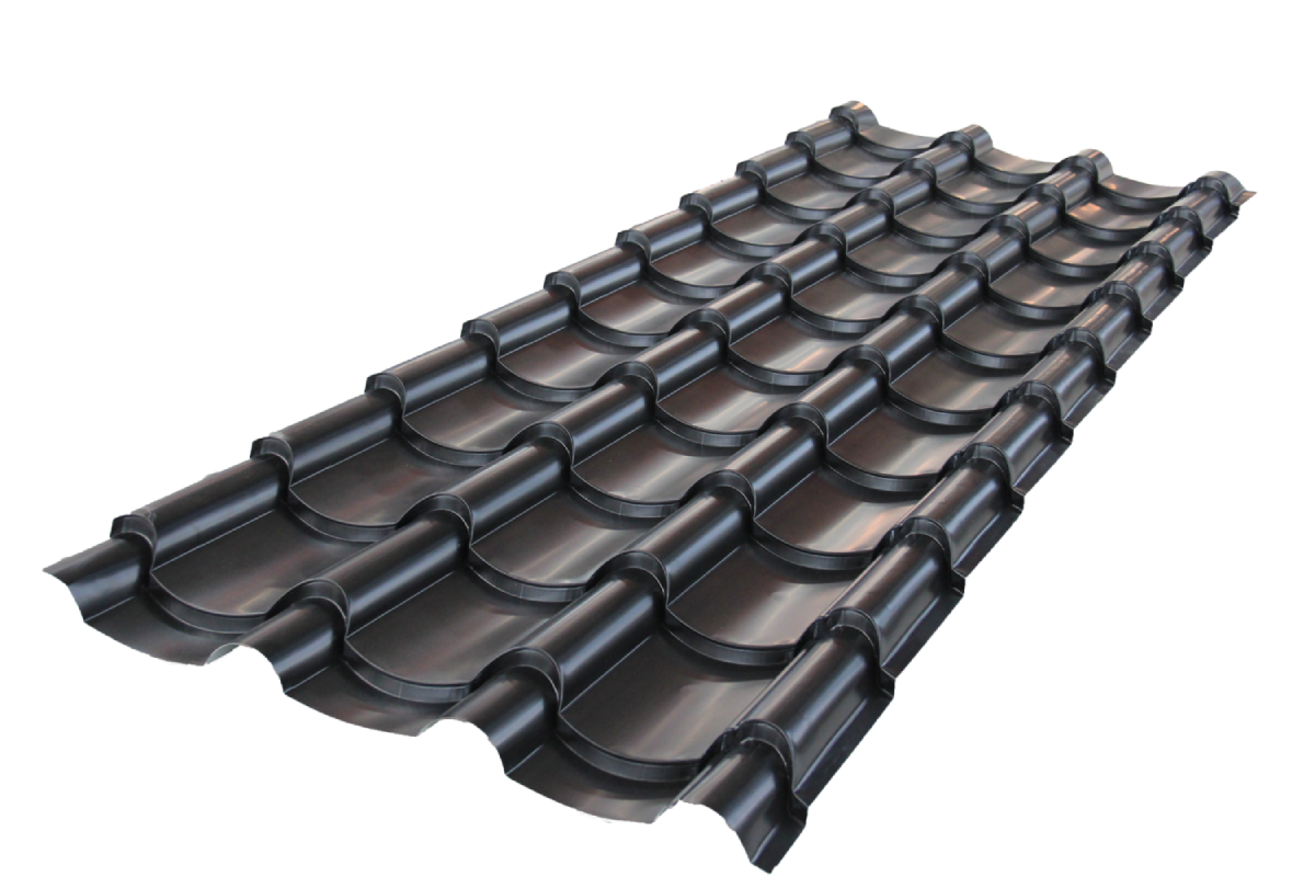 仿古彩钢琉璃瓦(YX40-255-765)