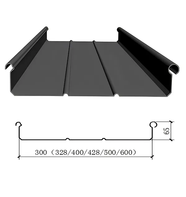 铝镁锰金属屋面瓦(YX65-300)