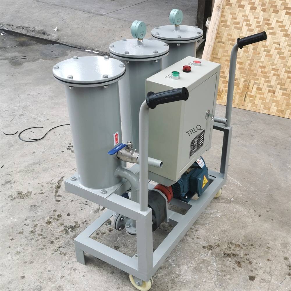 YL-B系列手推移动式精密轻便三级净化滤油机